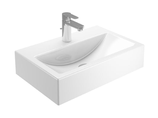 Treos Keramik Waschbecken mit Hahnloch