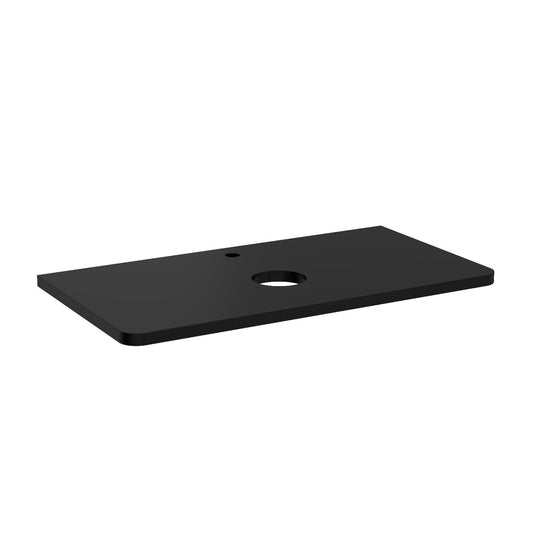 Treos Holz-Konsolenplatte für Unterschrank Black